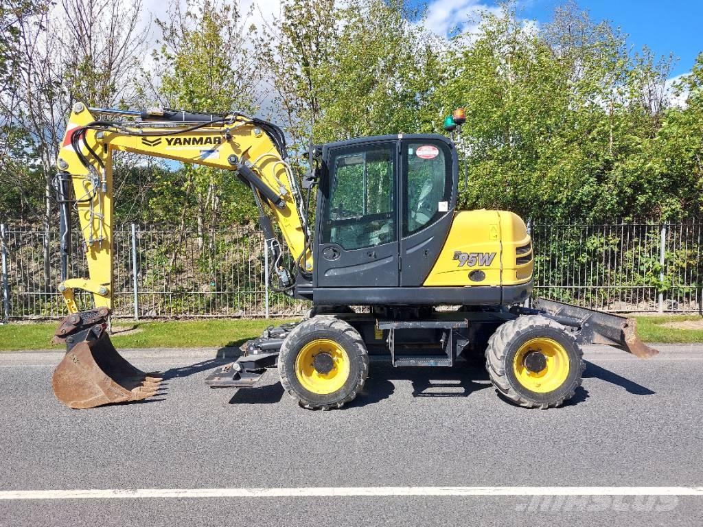 Yanmar B95W 轮式挖掘机