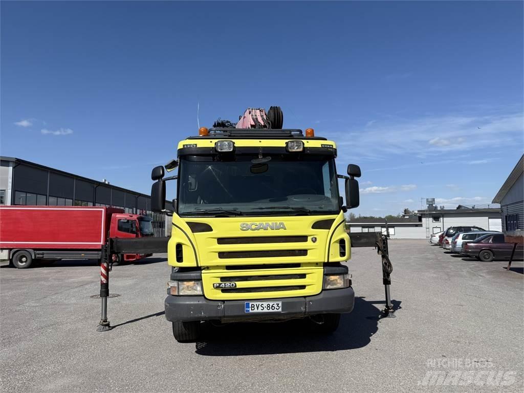 Scania P420 8X2 起重车