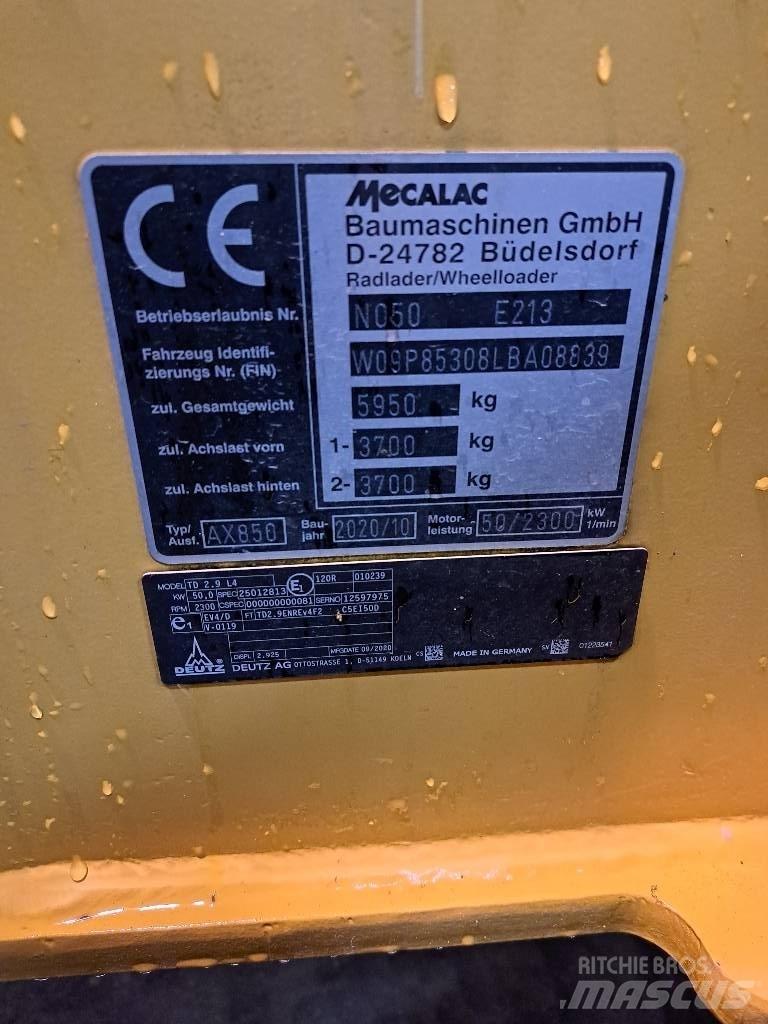 Mecalac AX 850 轮式装载机