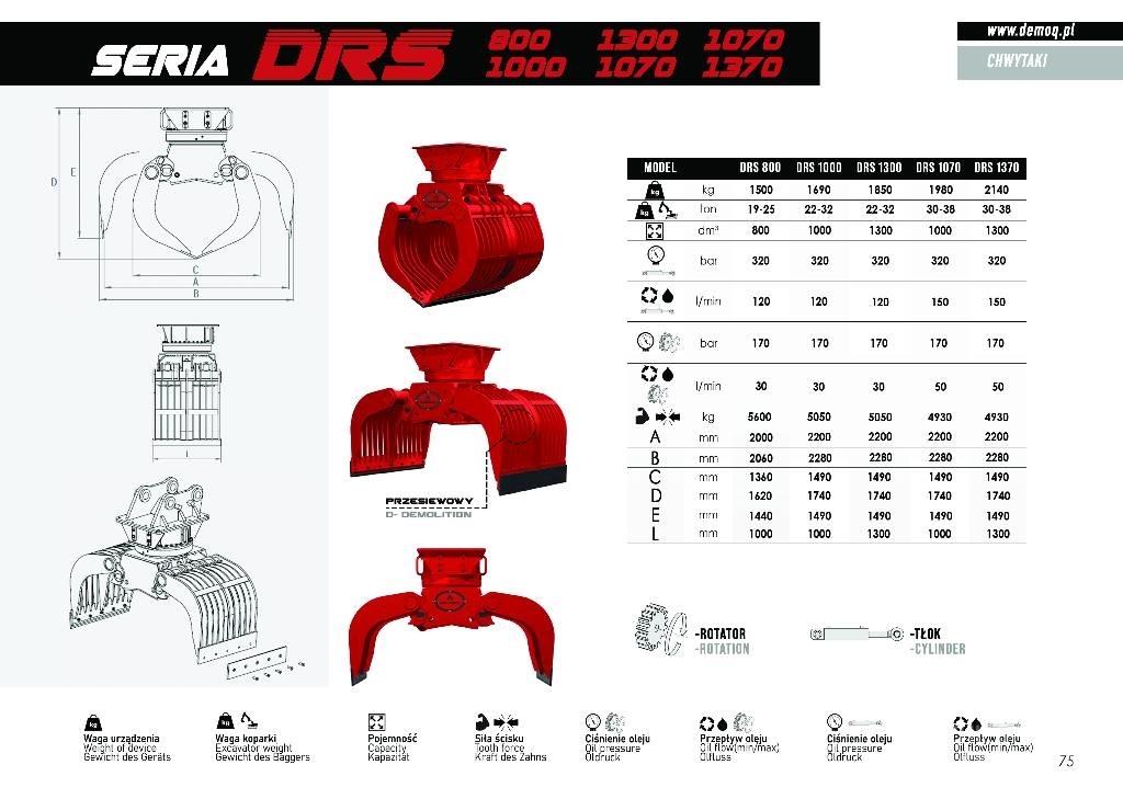  DEMOQ DSR1300 抓斗