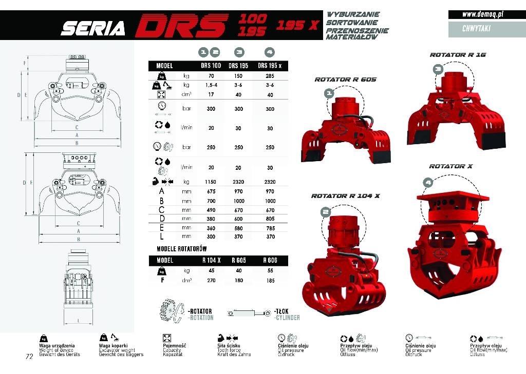  DEMOQ DSR1300 抓斗