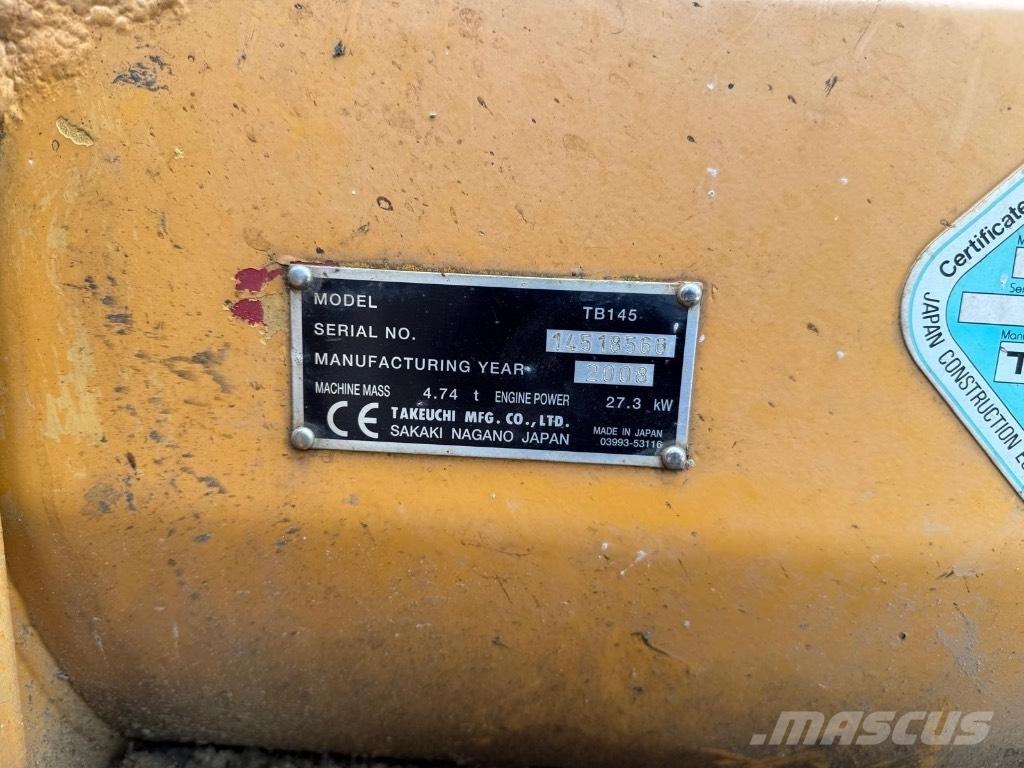 Takeuchi TB 145 小型挖掘机