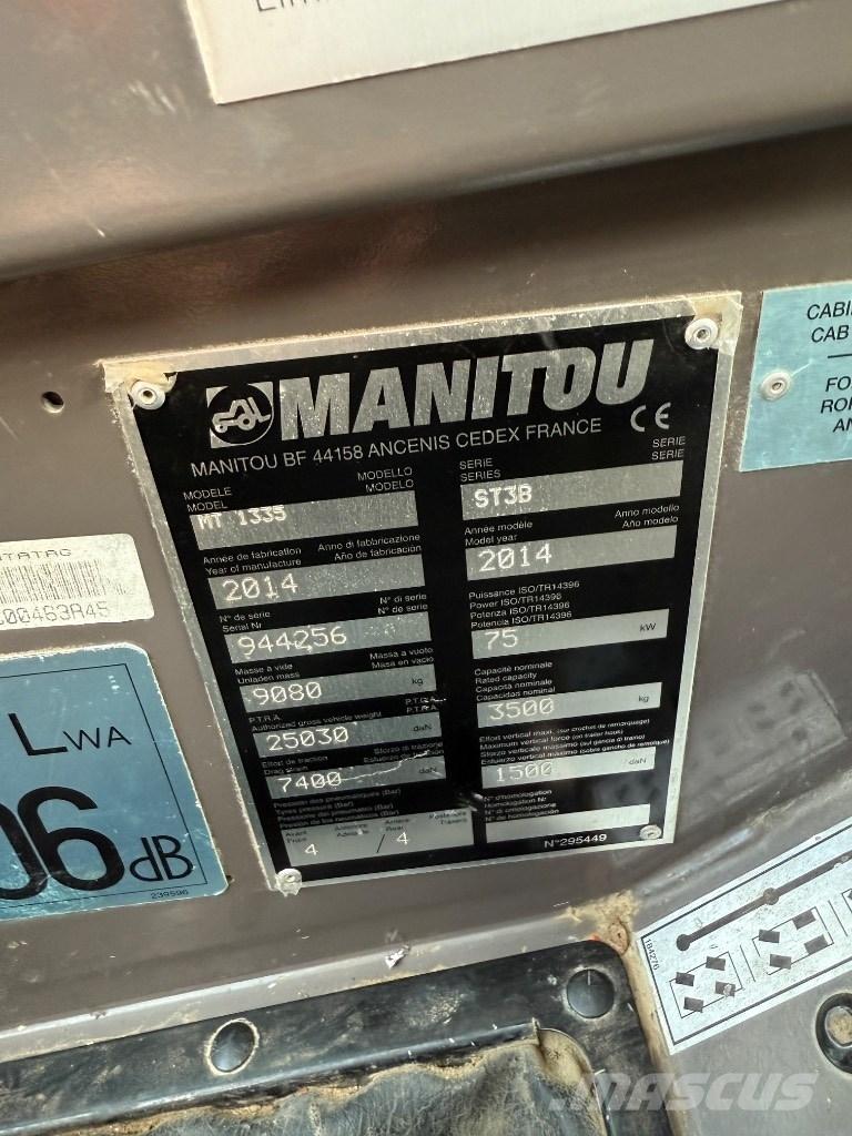 Manitou MT 1335 ST3B 伸缩臂叉装车|叉装车
