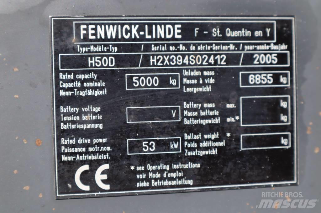 Linde H50D 5000 Kg 柴油叉车