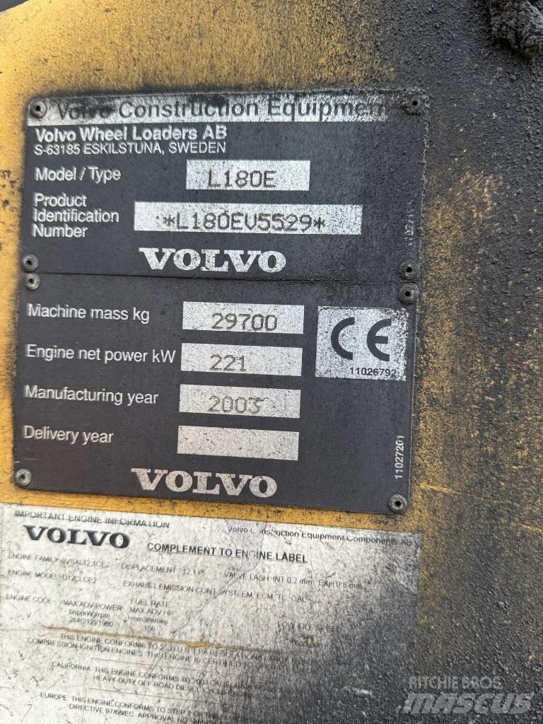 Volvo L 180 E 轮式装载机
