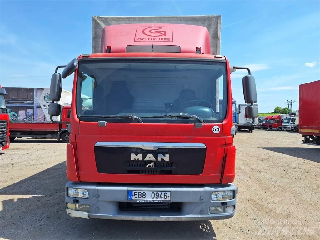 MAN TGL 8.180 平板栏板货车