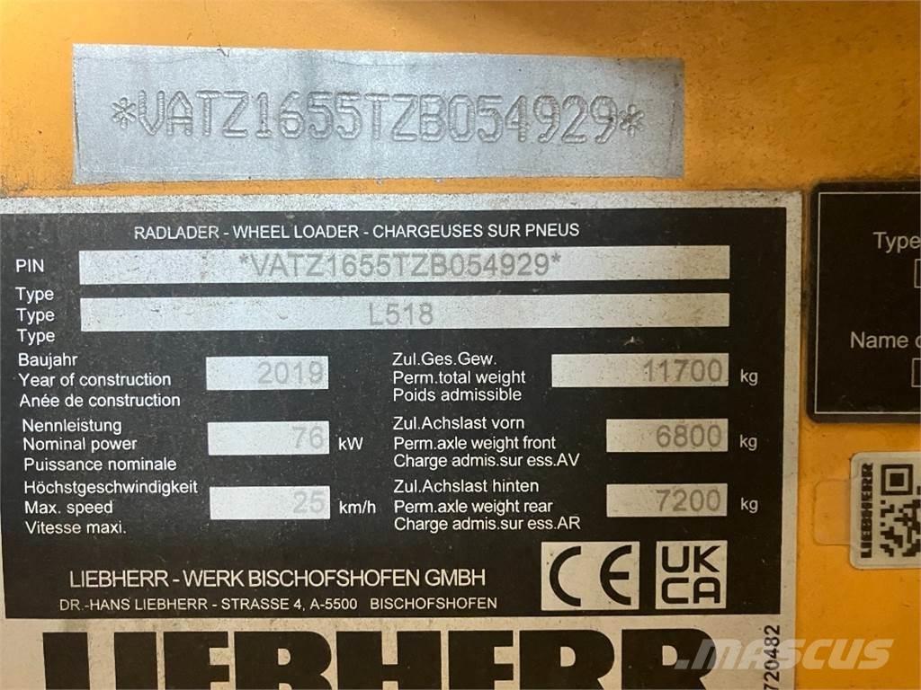 Liebherr L518 轮式装载机