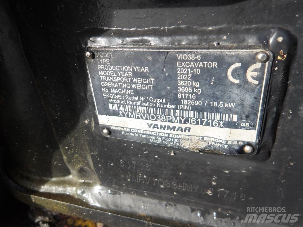 Yanmar Vio 38 小型挖掘机
