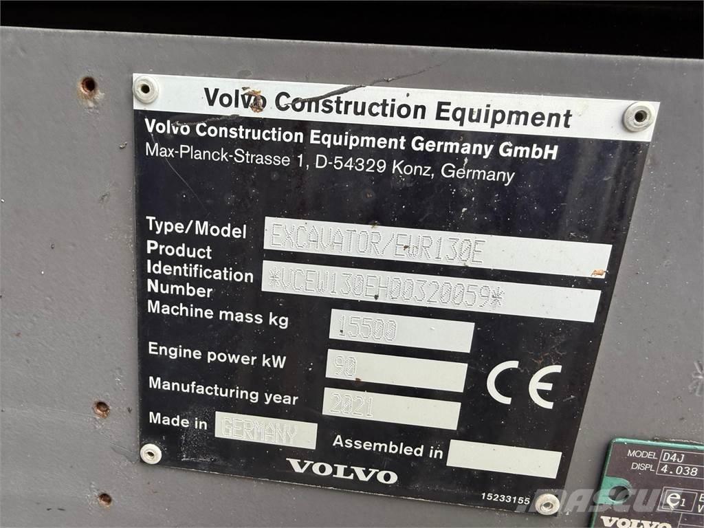 Volvo EWR130E 轮式挖掘机