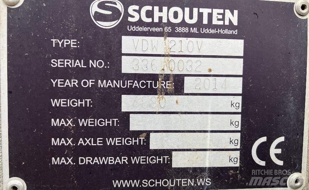 Schouten VDW 210 V 其他畜牧业器械和配件