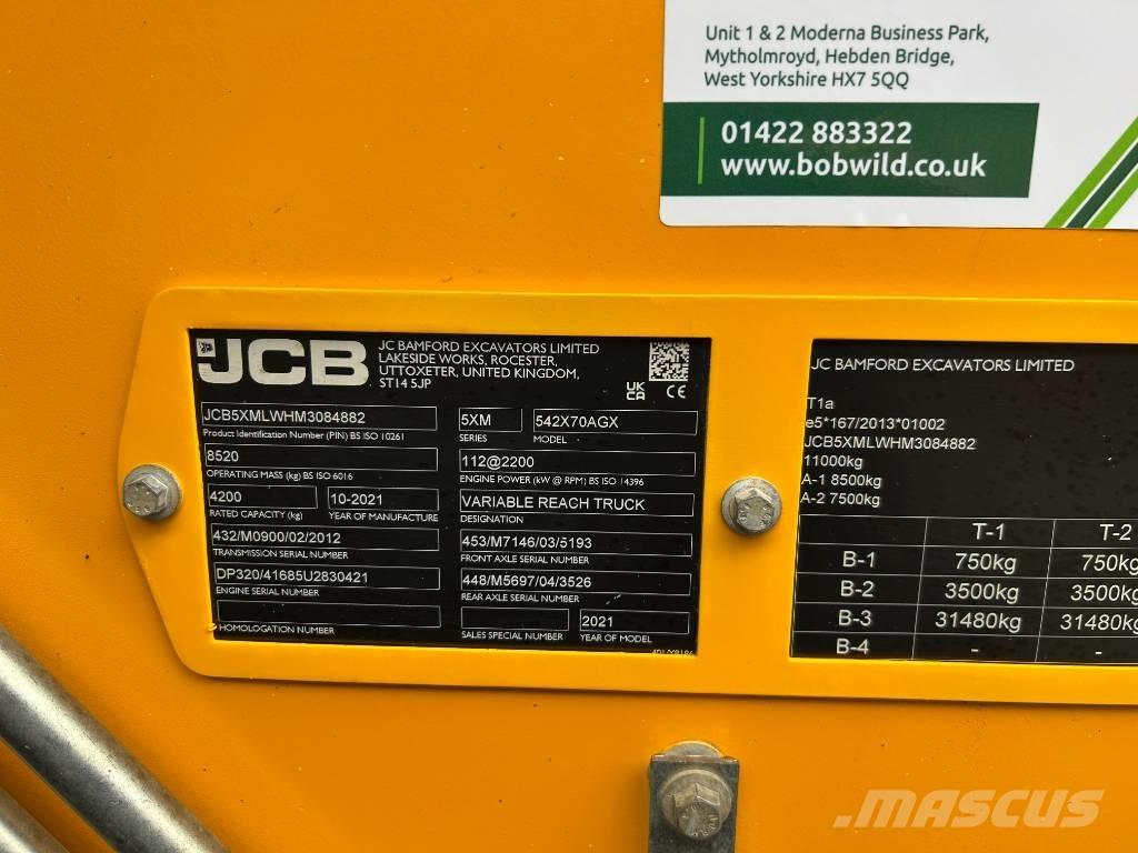 JCB 542-70 Agri Xtra 电动叉车
