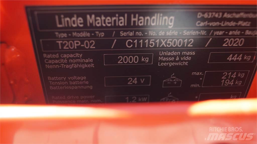 Linde T20P 手摇升降机
