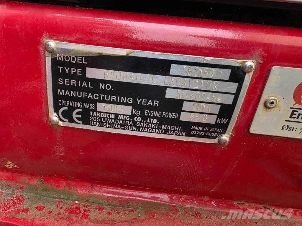 Takeuchi TB 2150 履带挖掘机