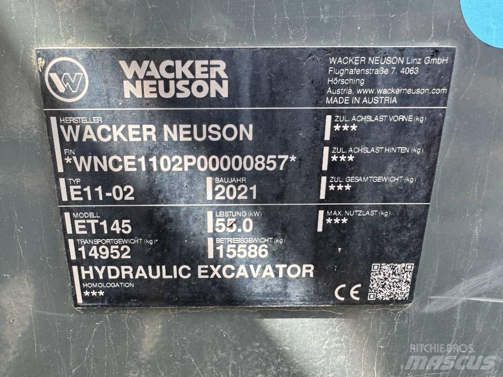 Wacker Neuson ET145 履带挖掘机