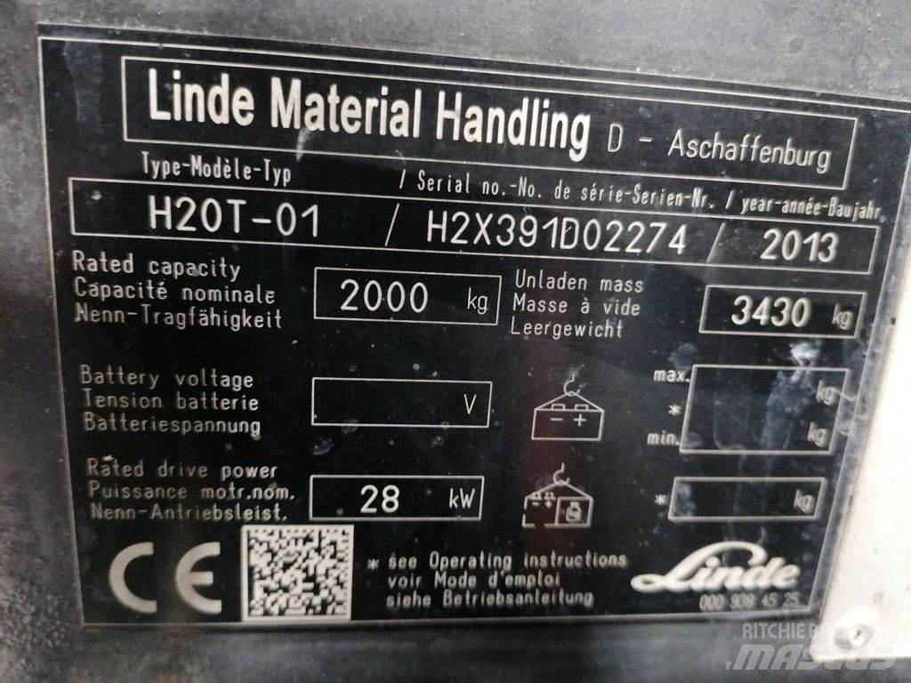 Linde H20T-02 天然气叉车