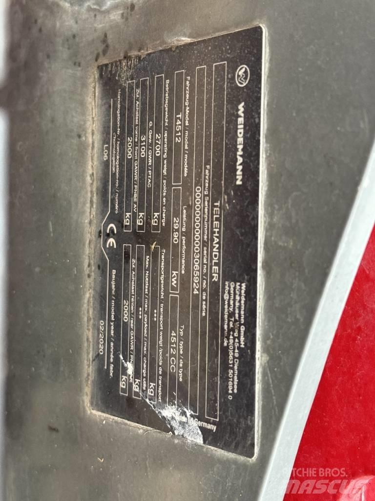Weidemann T4512 伸缩臂叉装车|叉装车