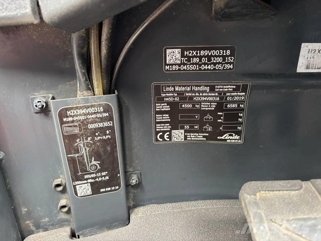 Linde H45D-02 EVO 柴油叉车