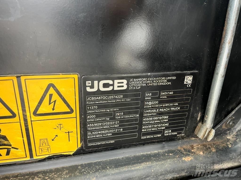 JCB 540-140 伸缩臂叉装车|叉装车