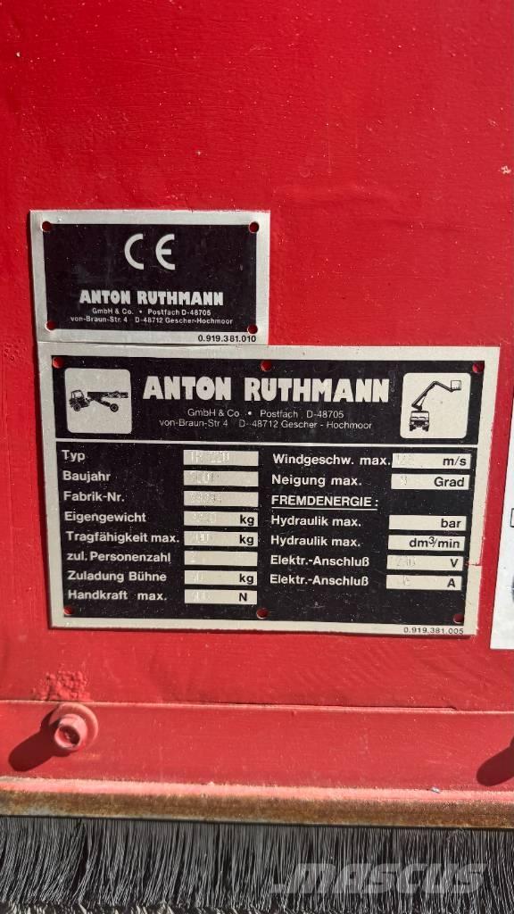 Ruthmann TR220 直臂高空工作平台
