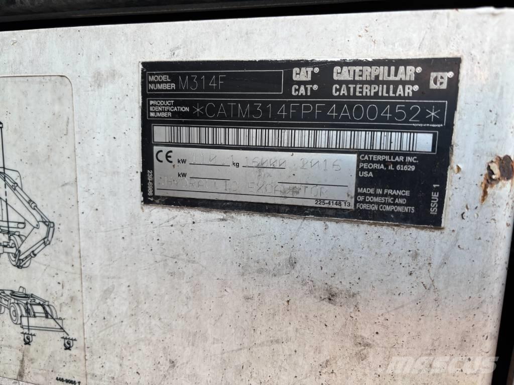 CAT m314f 轮式挖掘机
