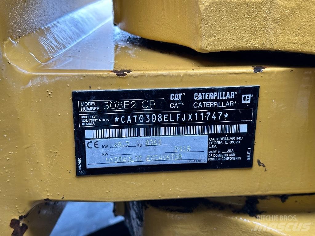 CAT 308E2 CR 中型挖掘机