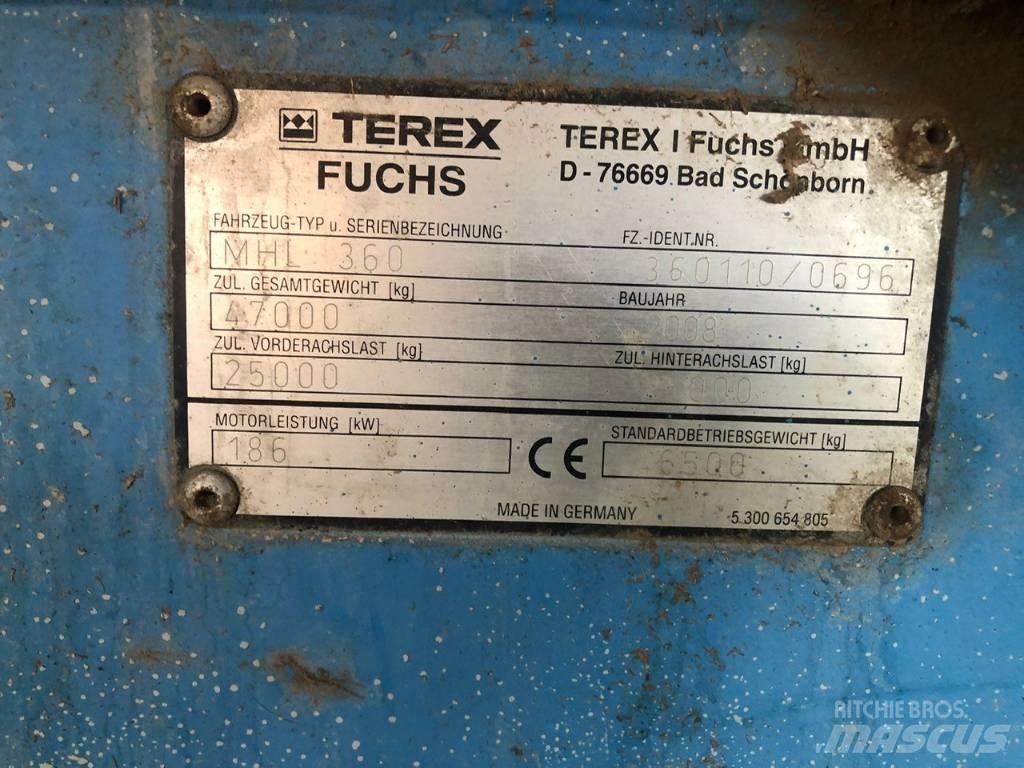 Terex Fuchs MHL 360 轮式挖掘机