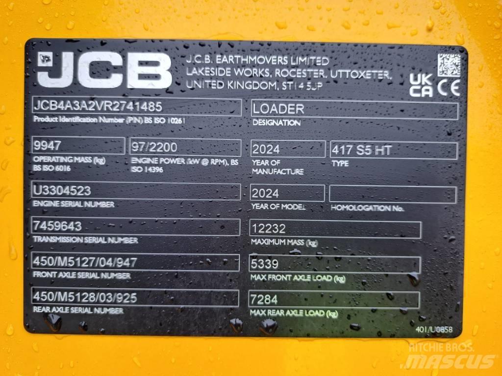 JCB 417 HT 轮式装载机