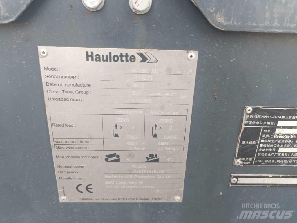 Haulotte HT28RTJO 直臂高空工作平台