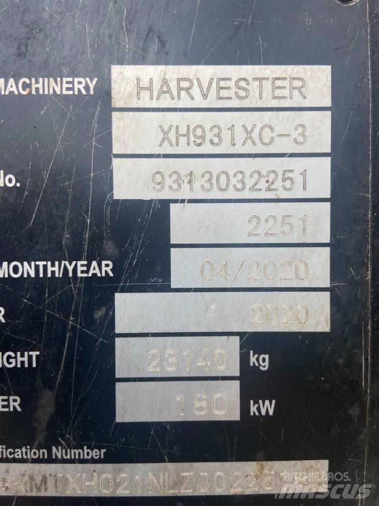 Komatsu 931XC 收割机
