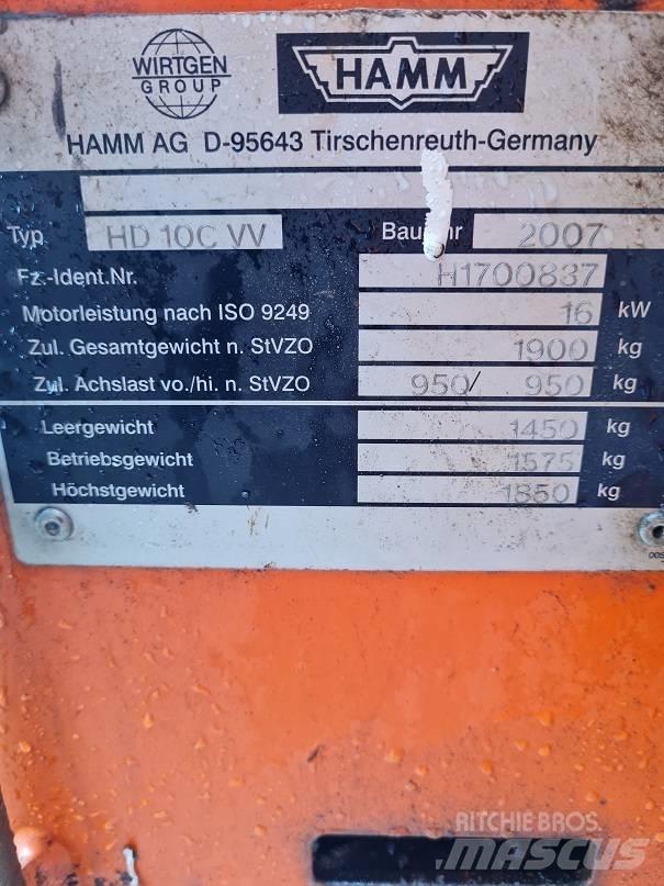 Hamm HD 10 C W 双轮压路机