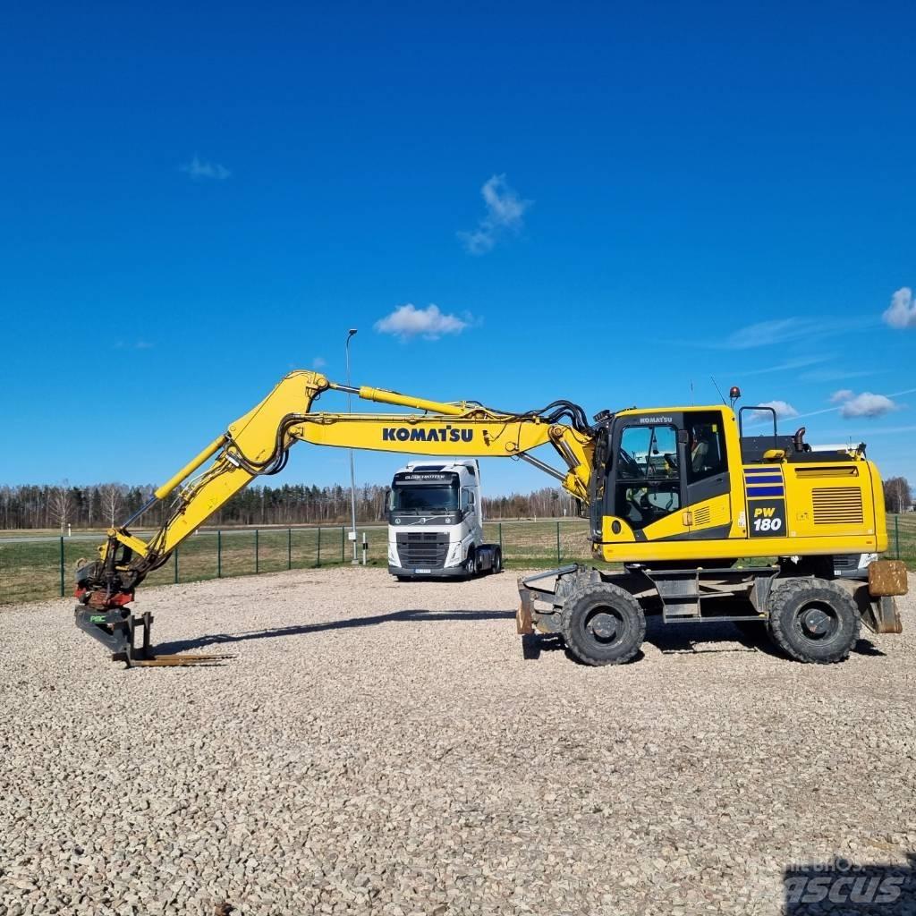 Komatsu PW180 - 11E0 轮式挖掘机