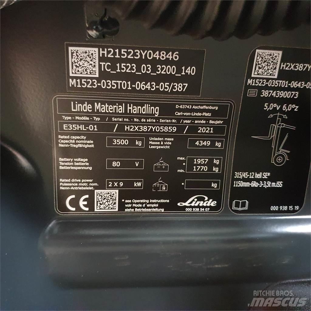 Linde E35HL 电动叉车