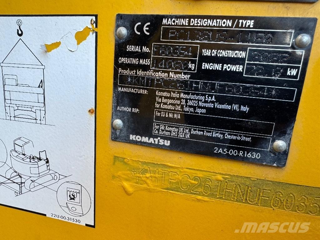 Komatsu PC 138 US-11 履带挖掘机
