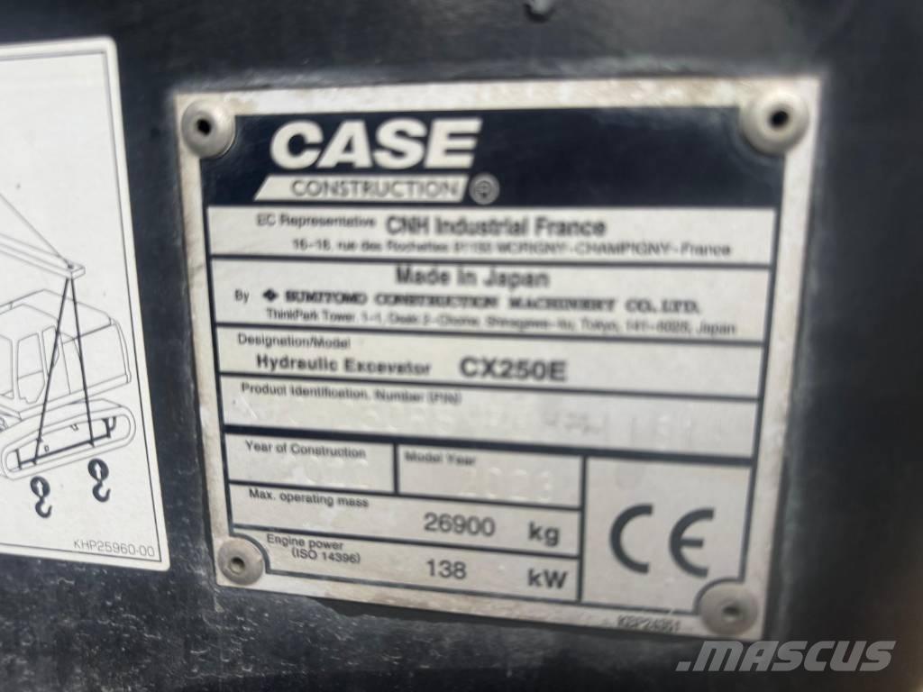 CASE CX 250 E 履带挖掘机