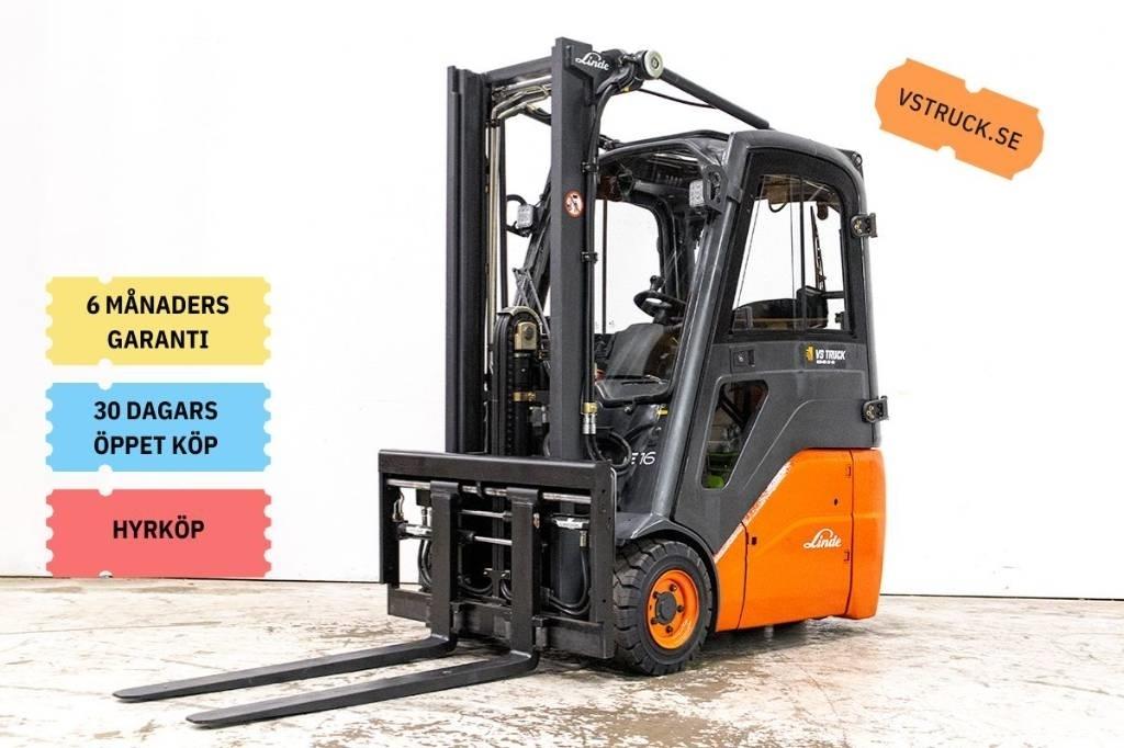 Linde E 16 电动叉车