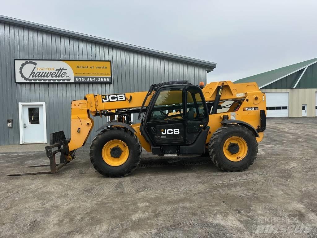 JCB 509-42 伸缩臂叉装车|叉装车