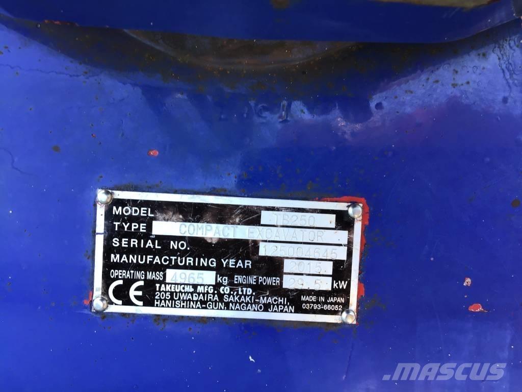 Takeuchi TB 250 小型挖掘机