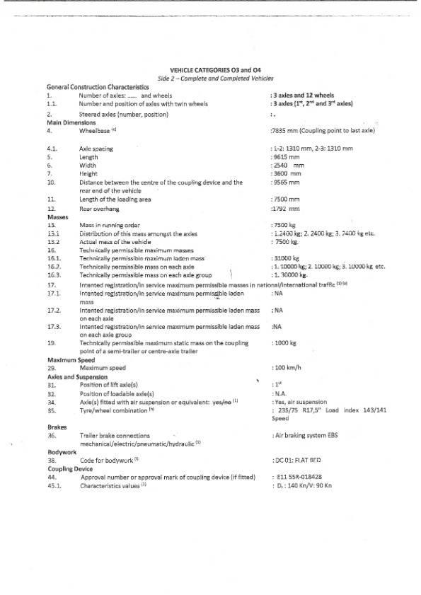  SCORPION HKM1 低平板半挂车