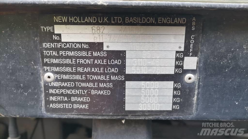 New Holland M160 拖拉机/农用车