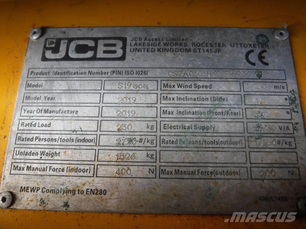 JCB S 1930 E 剪叉式升降机