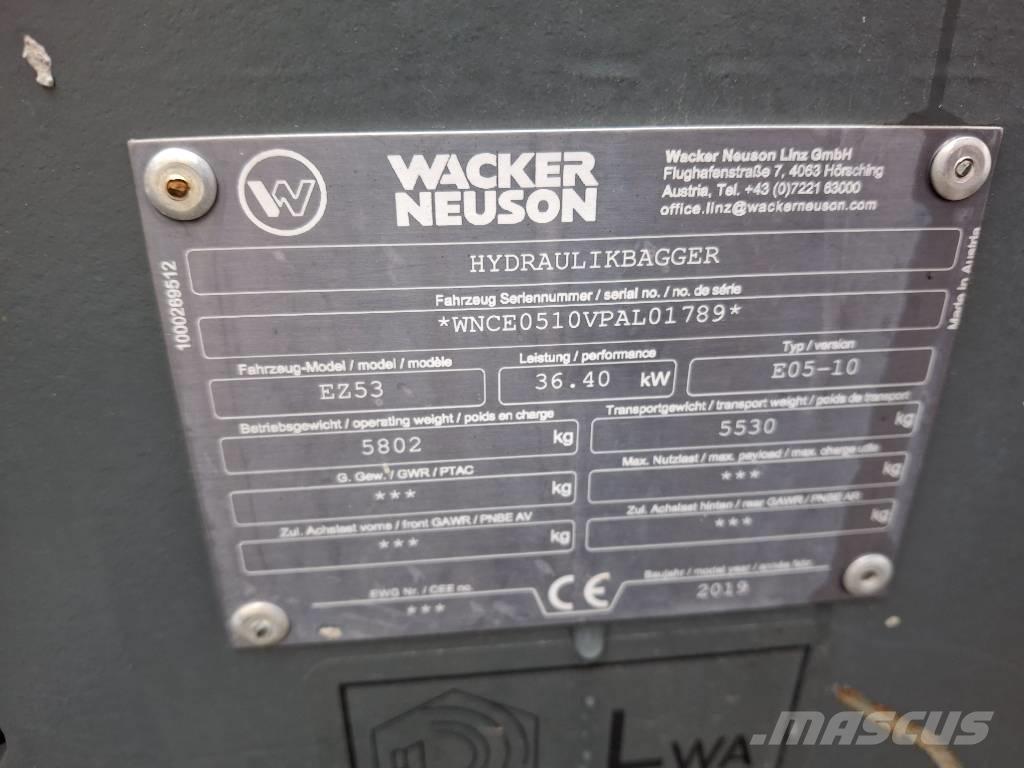 Wacker Neuson EZ 53 小型挖掘机