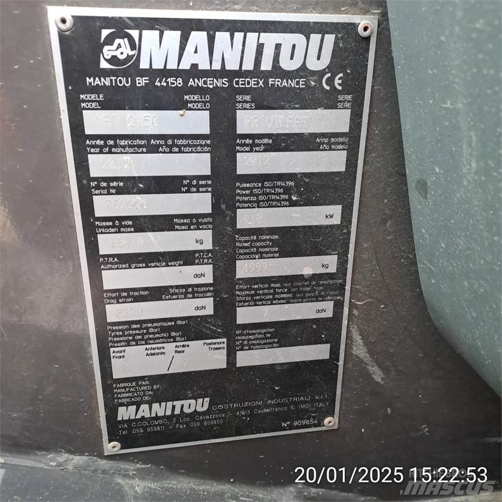 Manitou 2150MRT 伸缩臂叉装车|叉装车
