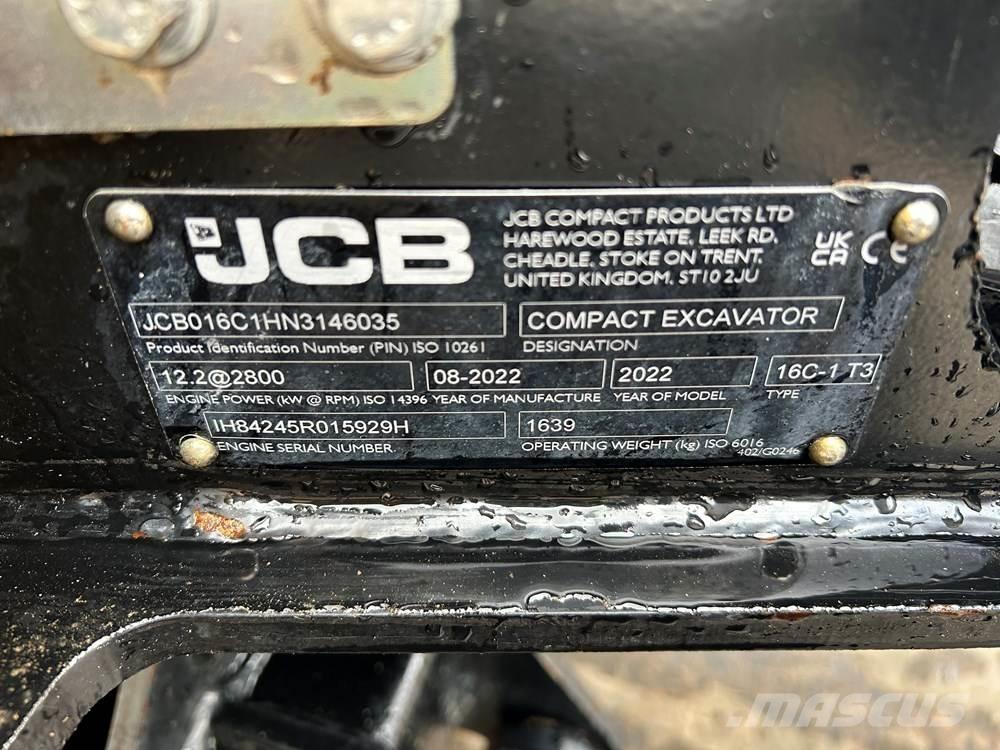 JCB 16C-1 小型挖掘机