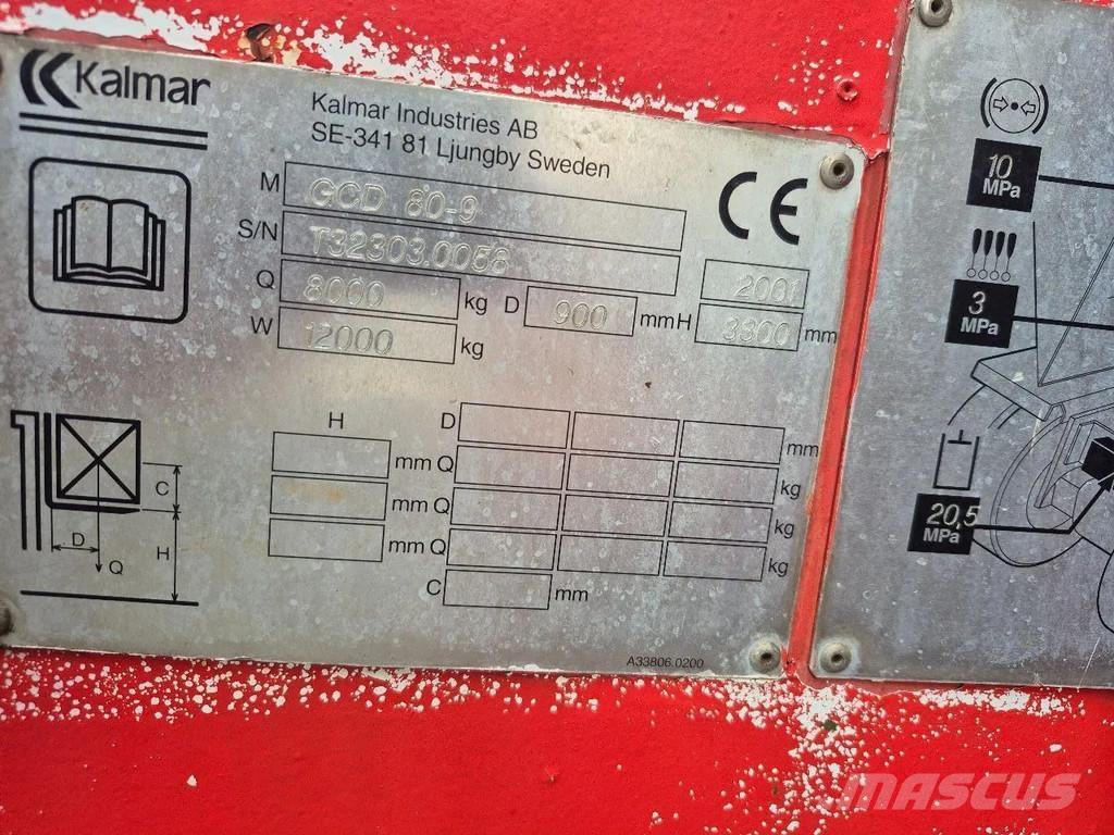 Kalmar Gcd 80-9 天然气叉车