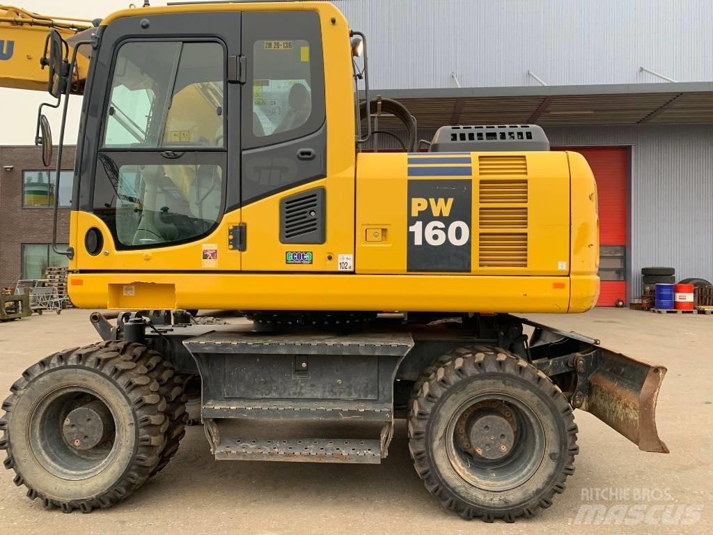 Komatsu PW 160 轮式挖掘机