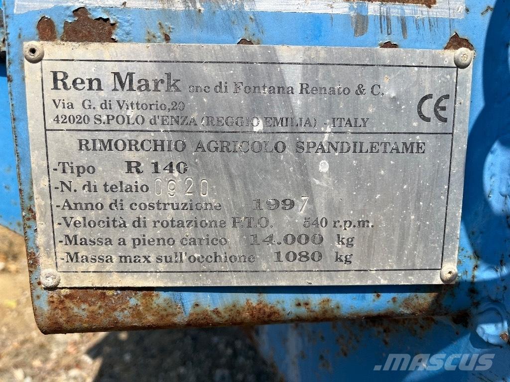  REN MARK R 140 撒肥机