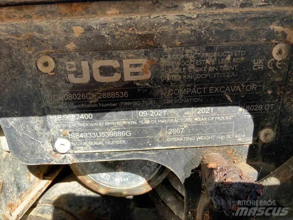 JCB 8026 CTS 小型挖掘机