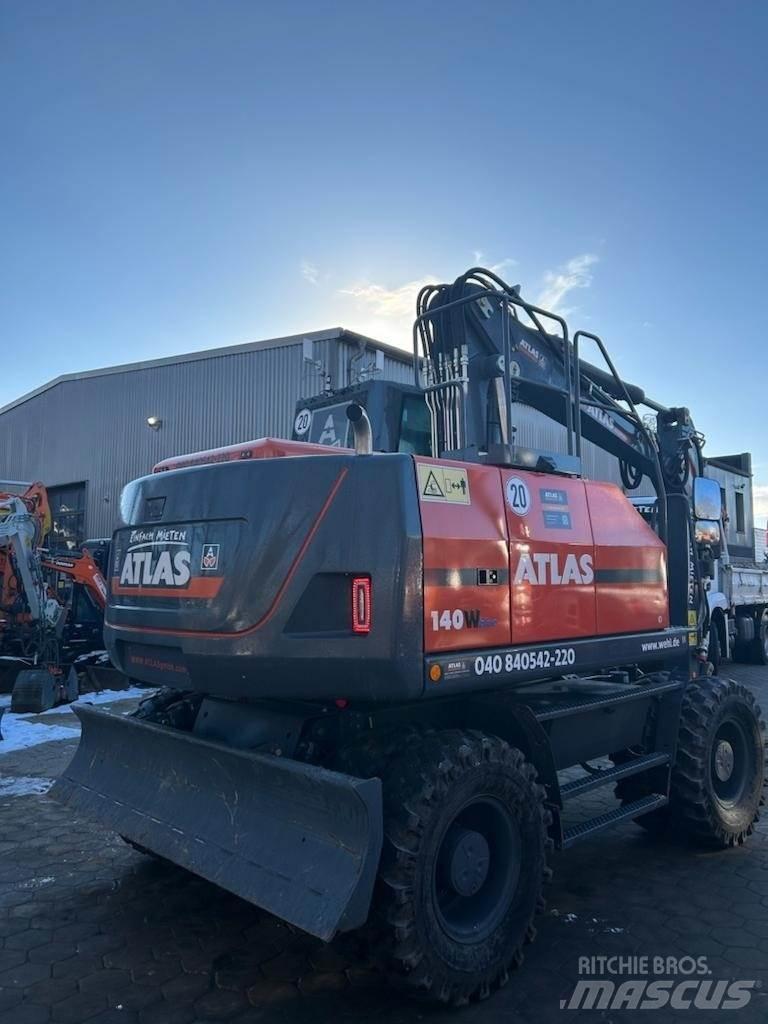 Atlas 140W-BLUE 轮式挖掘机