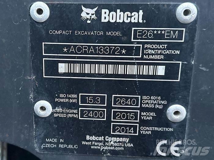 Bobcat E26 小型挖掘机