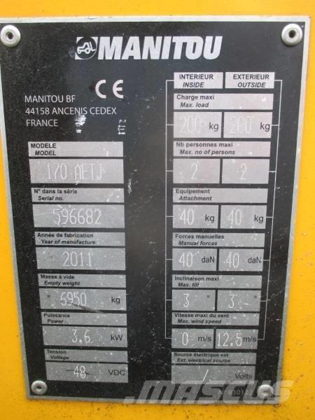 Manitou 170AETJ 曲臂高空工作平台